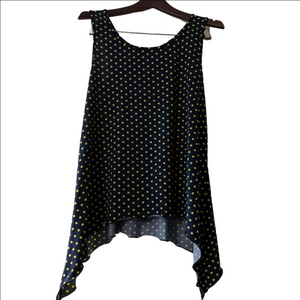 Polka Dot Sleeveless Top